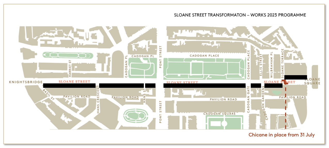 Delayed Sloane Street transformation to start, will see £46m spend